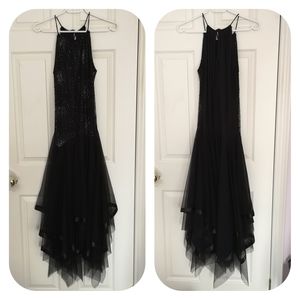 Vintage Y2K Fiesta Halter Prom Dress